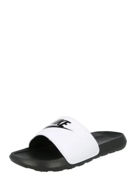 Nike Sportswear Saboți Victori One negru alb