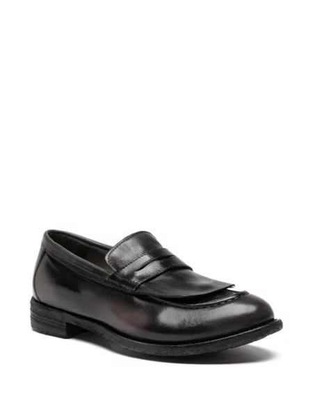 Pantofi loafer Officine Creative din piele negru