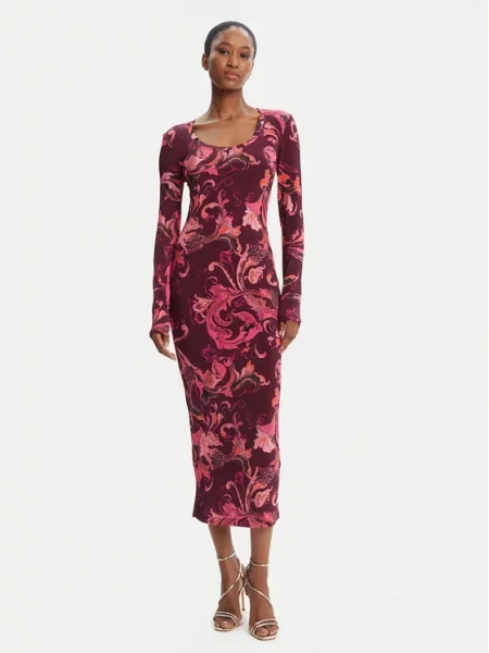 Versace Jeans Couture Vsakodnevna obleka Bordo rdeča