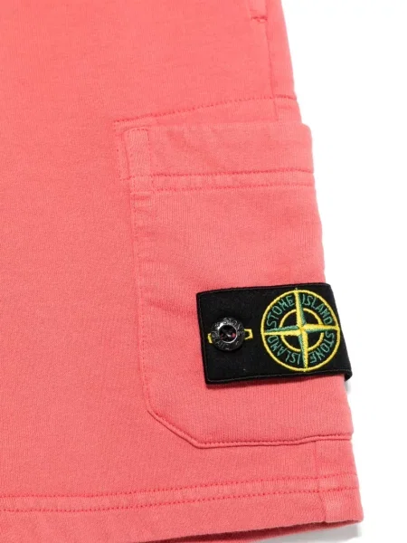 Szorty dziecięce Stone Island różowe