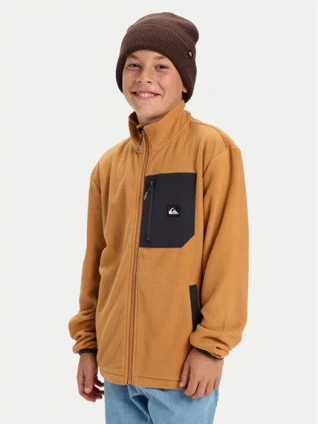 Quiksilver Fliso džemperis Ice Fields Comfort Fit oranžinė