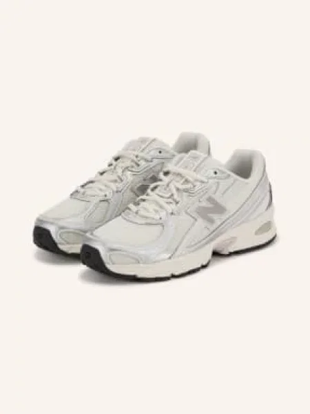 New Balance Sneakersy krémová / stříbrná / světle fialová