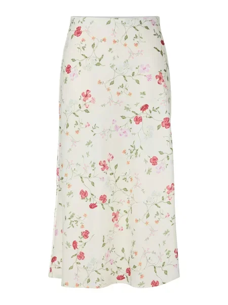 YAS Fustă YASPELLA verde / lila / roșu alb