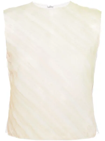 Podkoszulka Viktor & Rolf tiulowa plisowana zielona