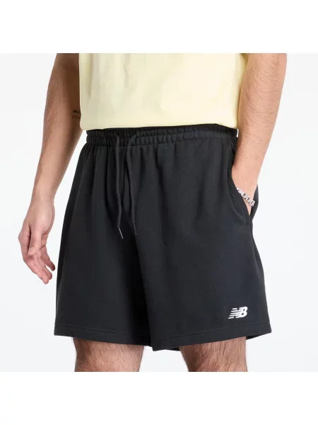 Kratek frotir bermuda kratke hlače New Balance črna