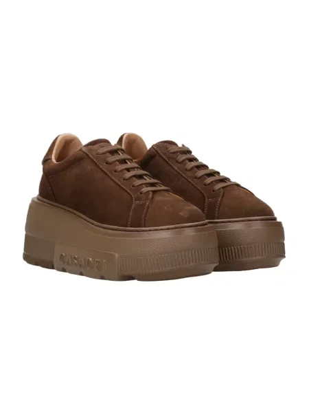 Sneakersy Casadei brązowe