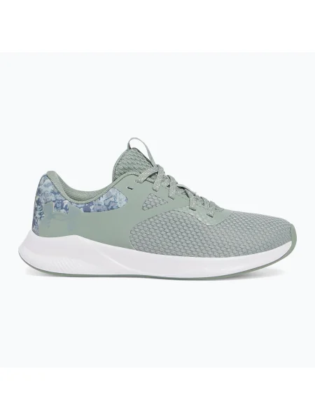 Dámske športové topánky Under Armour Charged Aurora 2+ silica green/white/metallic silica biela