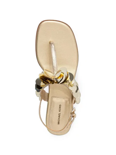 Sandale Michael Michael Kors cu autograf maro