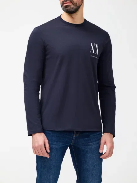 Лонгслив Armani Exchange синий