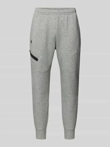 Spodnie Under Armour Unstoppable Fleece mod gray/black szare