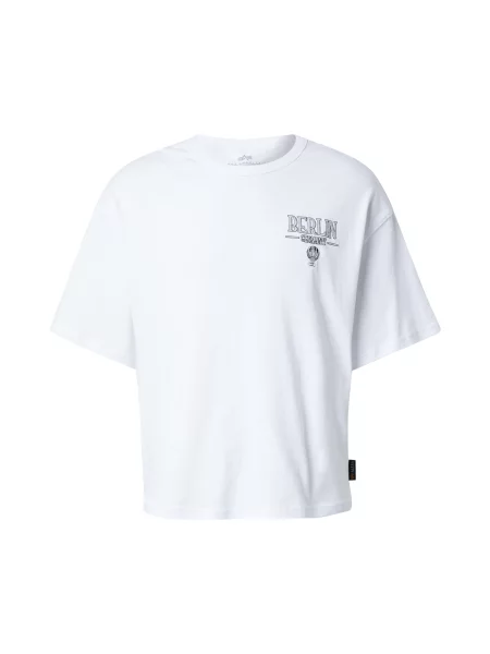 ALPHA INDUSTRIES Tricou Berlin Candy Bomber negru alb