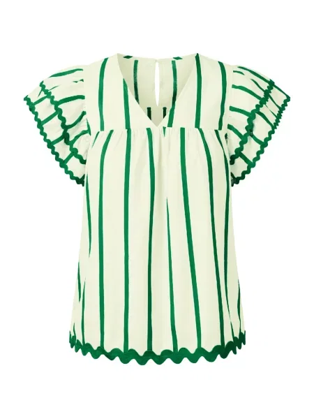 Imily Bela Bluză iarbă / pastel verde