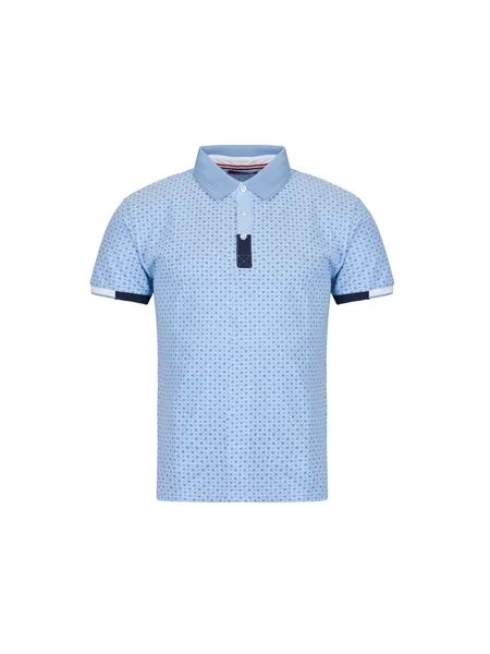 Polo majica Botd s kratkimi rokavi modra