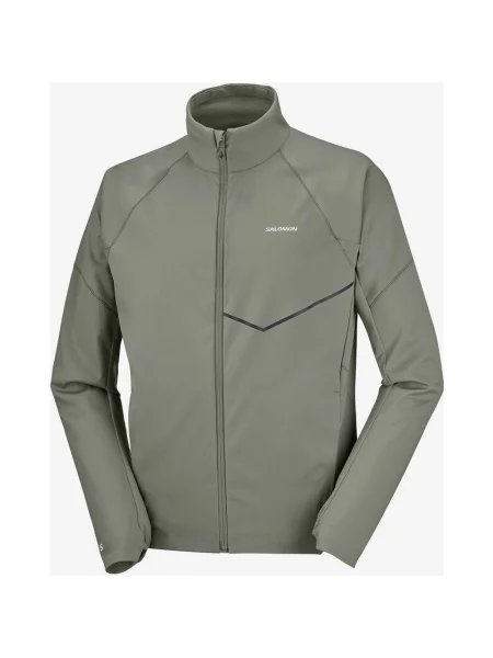 Cienka kurtka Salomon Sense Aero Softshell zielono S szara