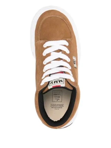 Sneakerși Maison Mihara Yasuhiro din piele de căprioară maro