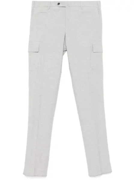 Pantaloni cargo Pt Torino din fetru gri