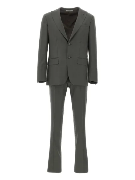 Costum Corneliani de lână de costum gri