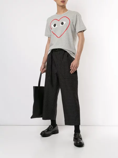 Marškinėliai Comme Des Garçons Play pilka