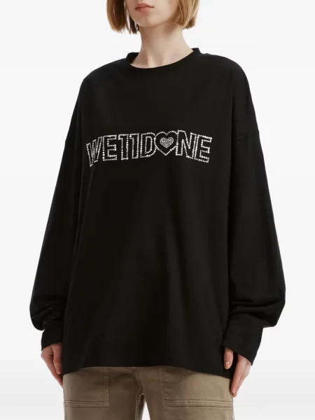 Lung tricou We11done negru