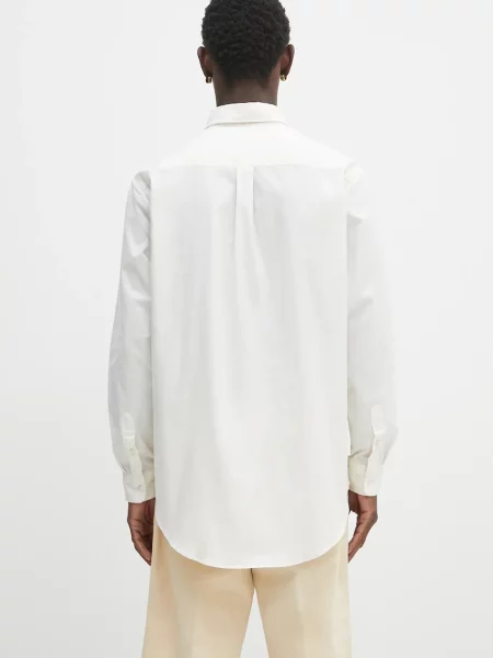 Сорочка Drôle de Monsieur La Chemise Oxford regular комір button-down бежевий