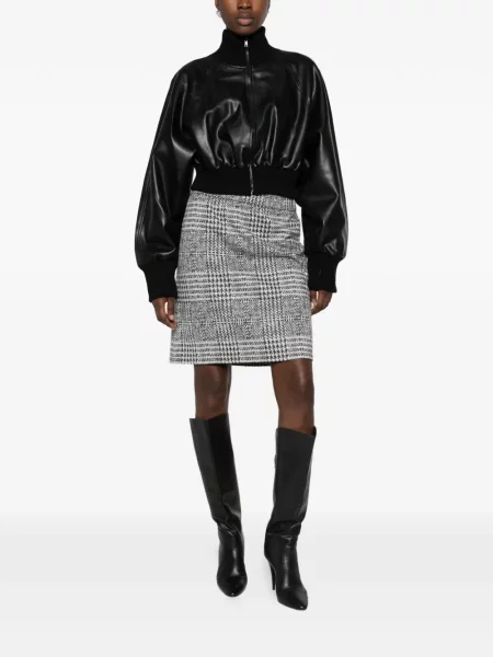Fusta mini Betty Barclay cu model pepito gri