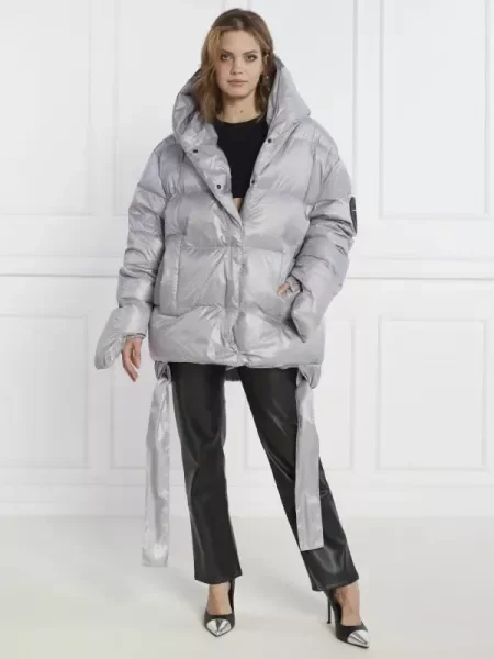 MMC Steppelt kabát JESSO | Oversize fit szürke