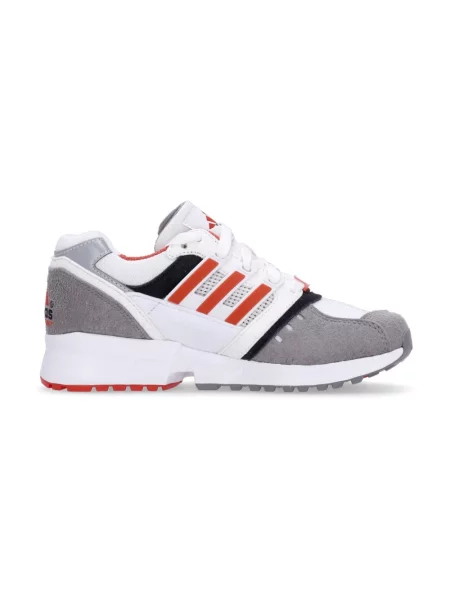 Sneakersy Adidas sznurowane zamszowe białe