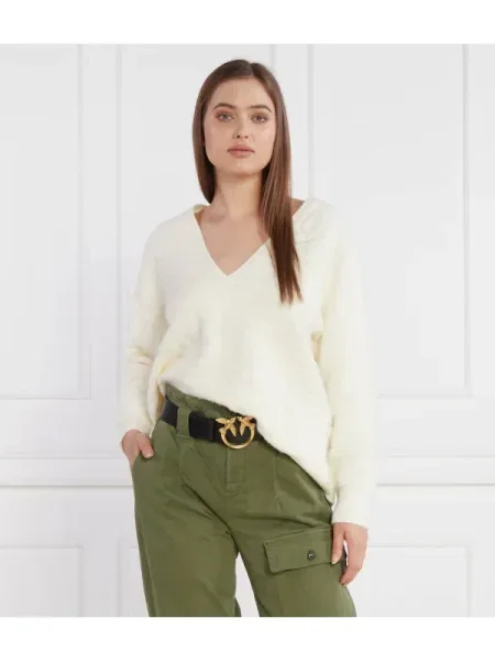 Pulover Pinko alb