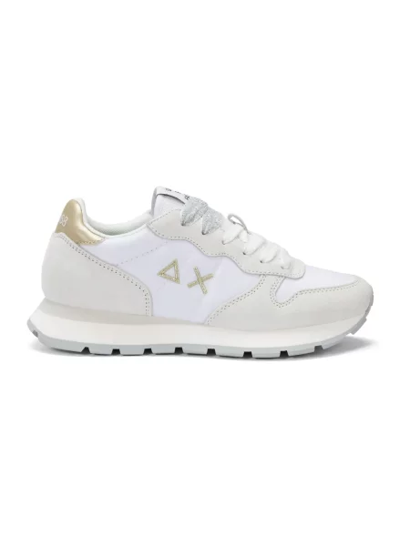 Sneakersy Sun68 skórzane casual białe