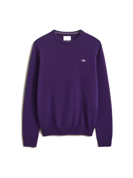 Sweter Gant wełniany fioletowy
