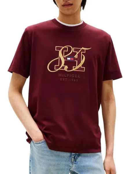 Majica Tommy Hilfiger rdeča