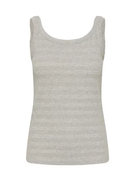 Kaffe Top KAKarla / argintiu gri