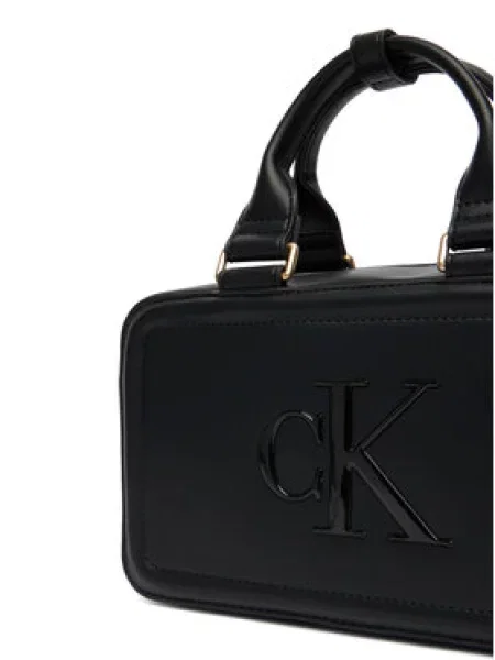 Calvin Klein Ručna torbica BOLD ELONGATED MINI' crna