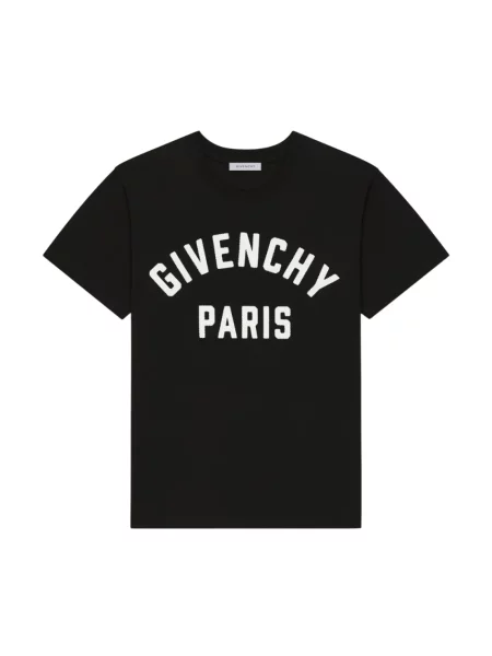 Haftowana koszulka Givenchy czarna
