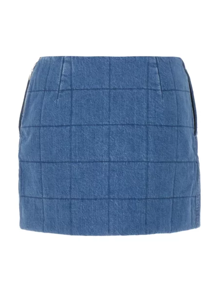 Spódnica Gucci pikowana niebieska