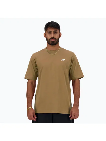 Férfi New Balance Small Logo Great Plains póló. Méret: L barna