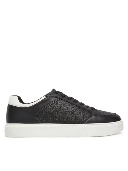 Calvin Klein Tenisice Clean Cup Low Laceup Mono crna