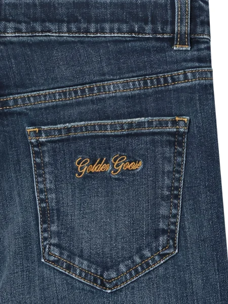 Dětské džíny Golden Goose modré