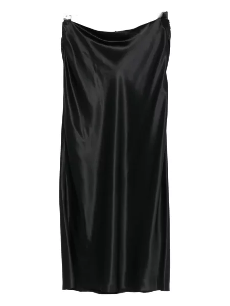 Fusta maxi Tom Ford de mătase negru