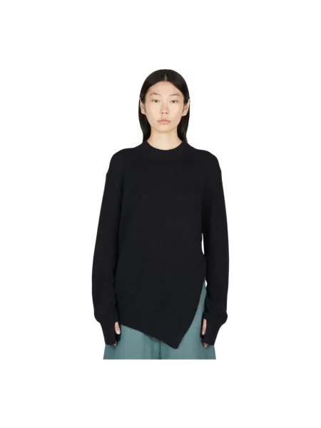 Sweter Studio Nicholson asymetryczny niebieski