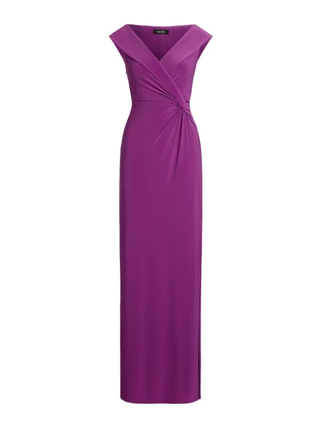 Vakarinė suknelė Lauren Ralph Lauren violetinė