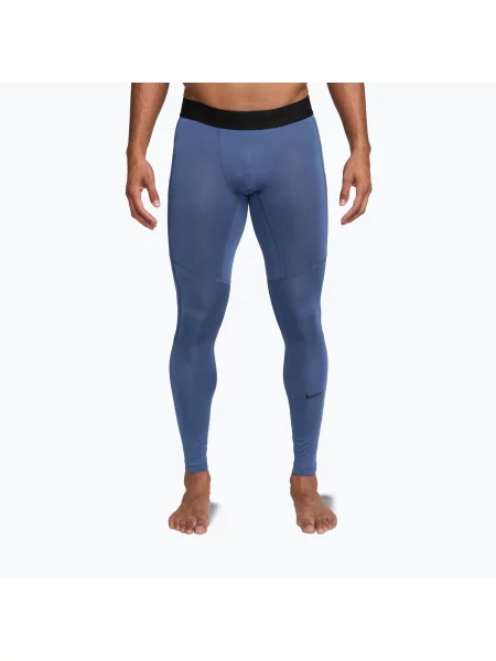 Legginsy Nike Pro indigo storm/black czarne