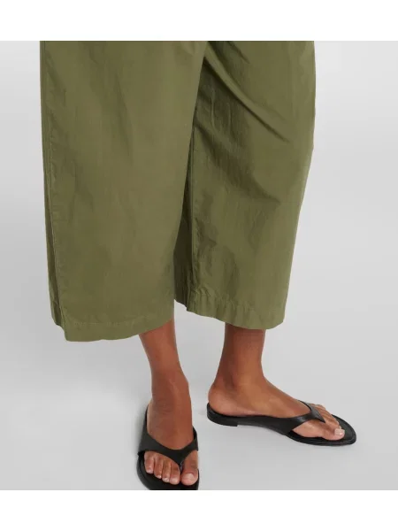 Pantaloni Velvet de catifea verde