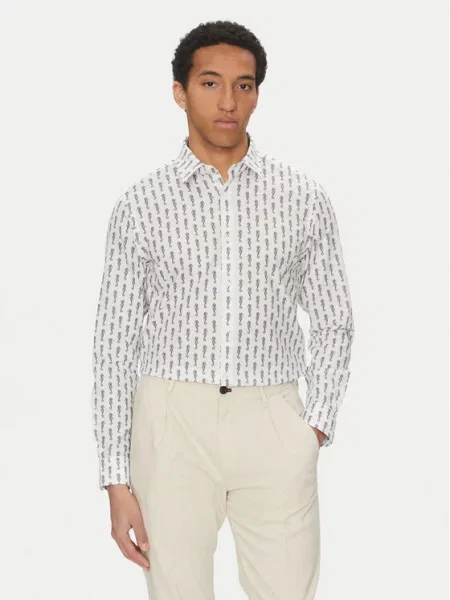 JOOP! Jeans Сорочка 15 Modern Fit бежевий