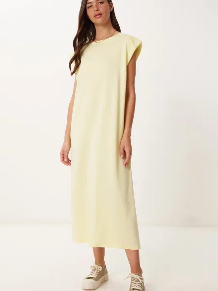 Happiness İstanbul Rochie deschis galben