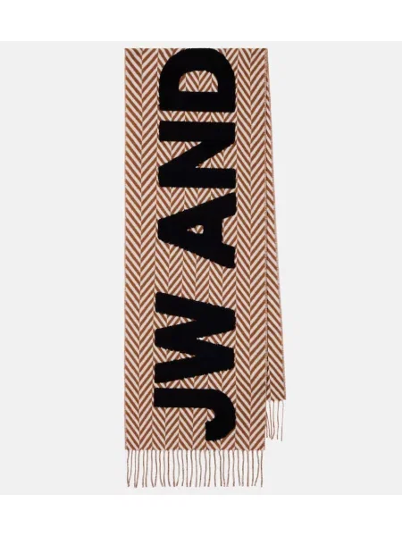 Fular Jw Anderson de lână maro