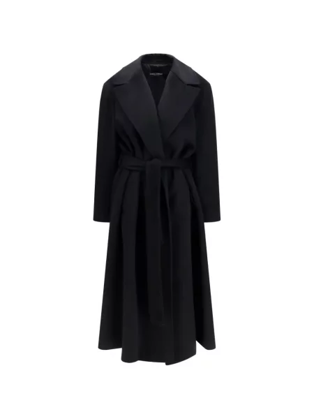 Palton Dolce & Gabbana de lână cu două rânduri de nasturi negru