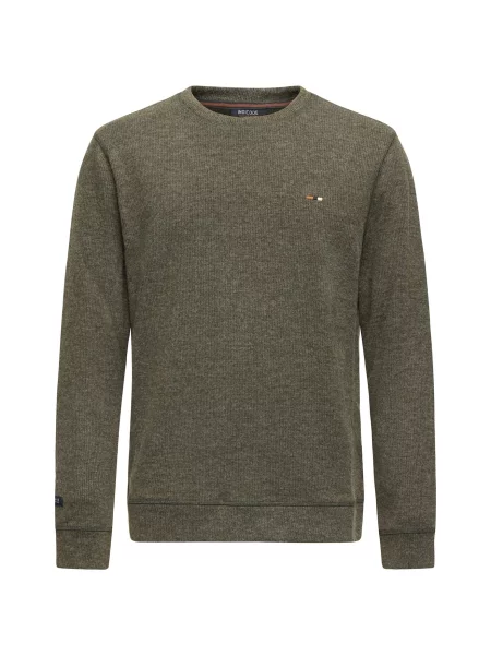 INDICODE JEANS Pulover Dorburn oliv