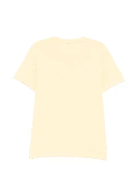 Grafic tricou Lacoste cu imagine galben