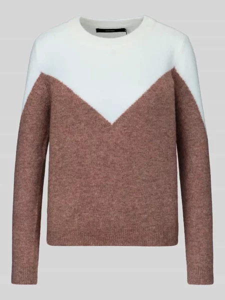 Sweter krój regular fit z dodatkiem wełny model PLAZA' Vero Moda